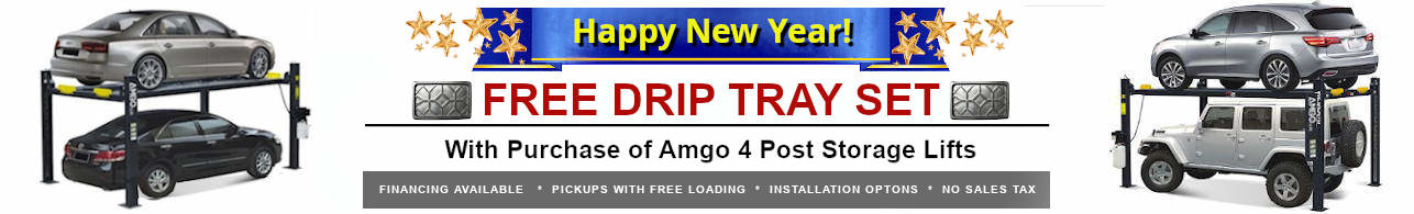 Free Drip Trays with 4 Post Storage Lifts NH